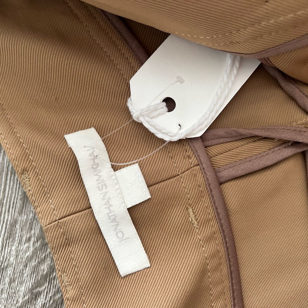 JONATHAN SIMKHAI high waisted wide leg trouser