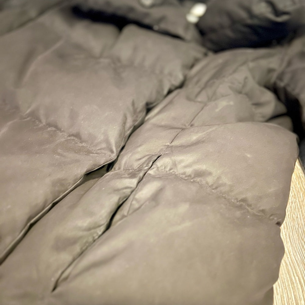 MOUSSEY Black mid length down puffer