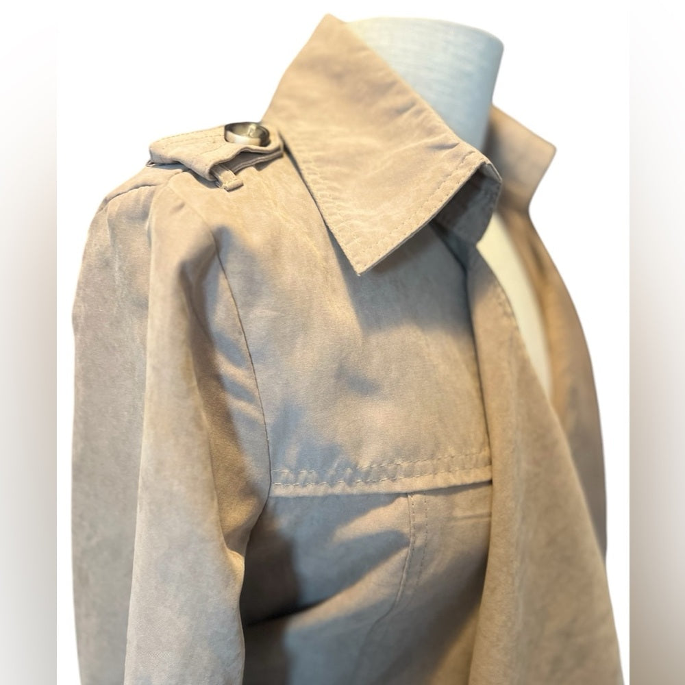 ALEXANDER MCQUEEN Trench jacket tan