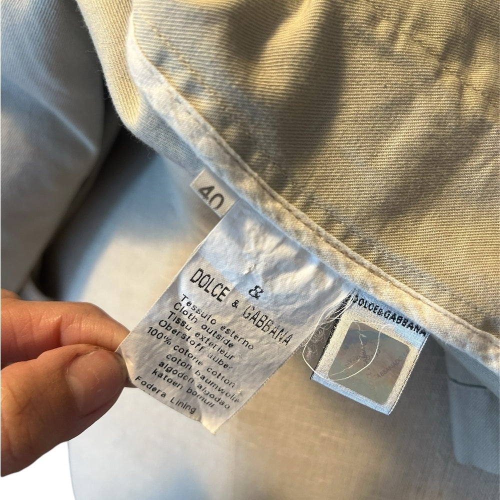DOLCE & GABBANA khaki sports blazer
