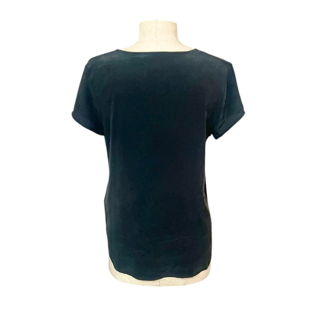 ANINE BING 100% silk V neck