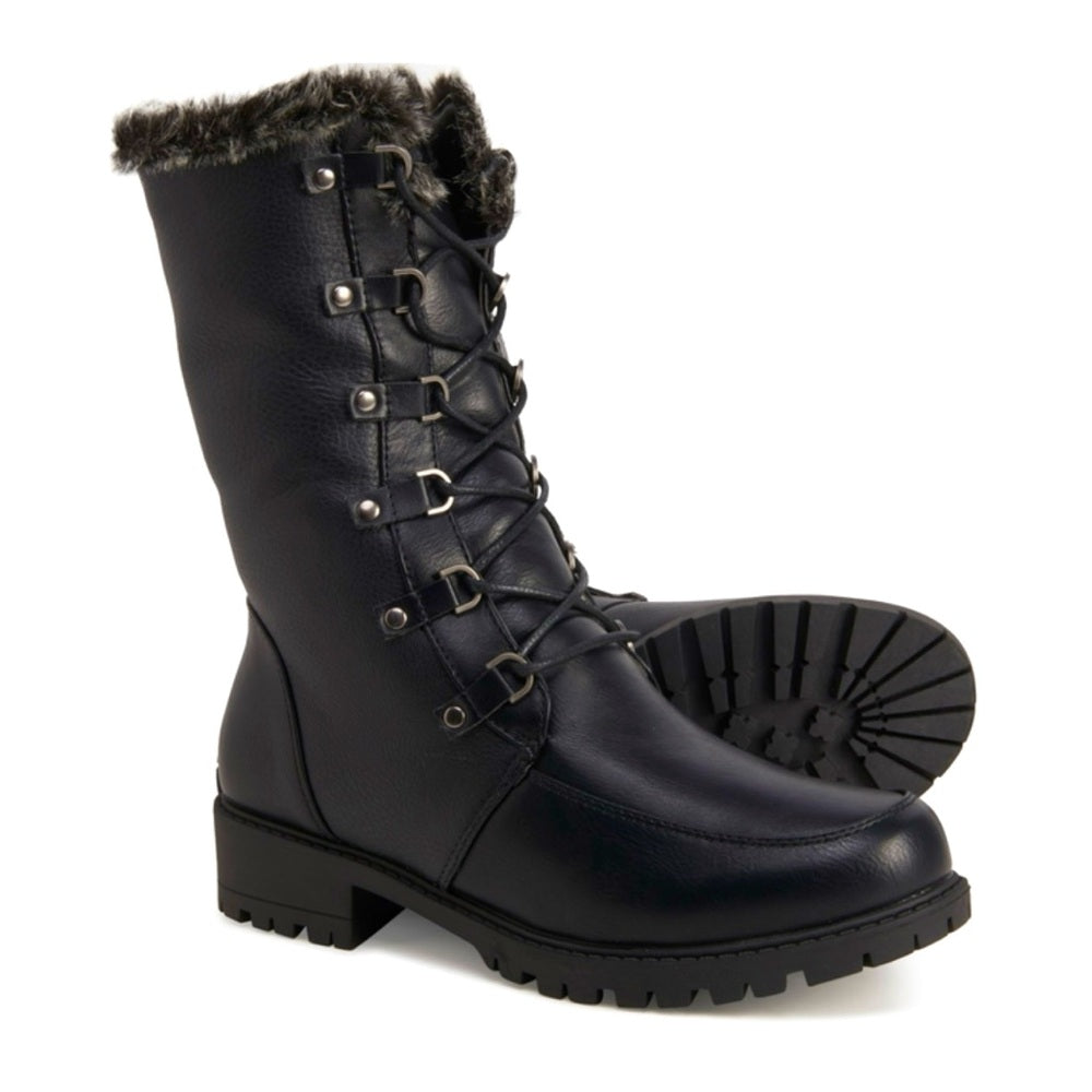 AQUATHERM *REDUCED*Faux fur lined lace up snow boots