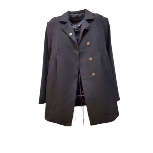 ROBERT RODRIGUEZ *REDUCED*black wool pea coat