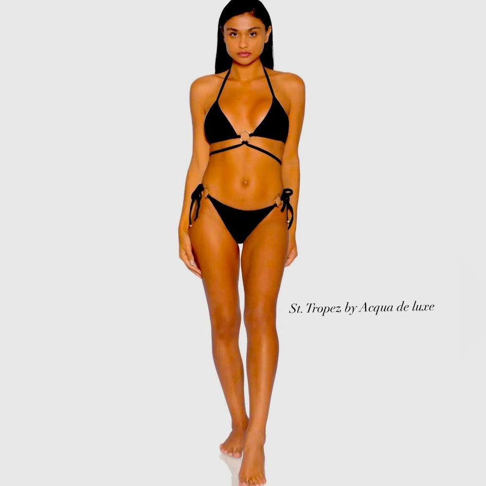 BNWT 2 piece bikini black