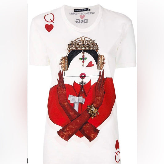 DOLCE & GABBANA Queen of hearts tee