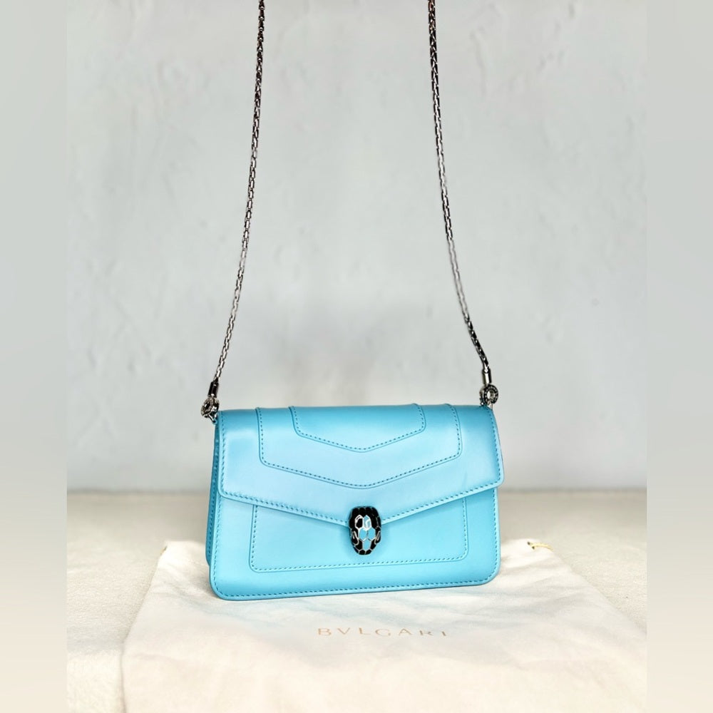 BVLGARI Calfskin Sepenti forever crossbody