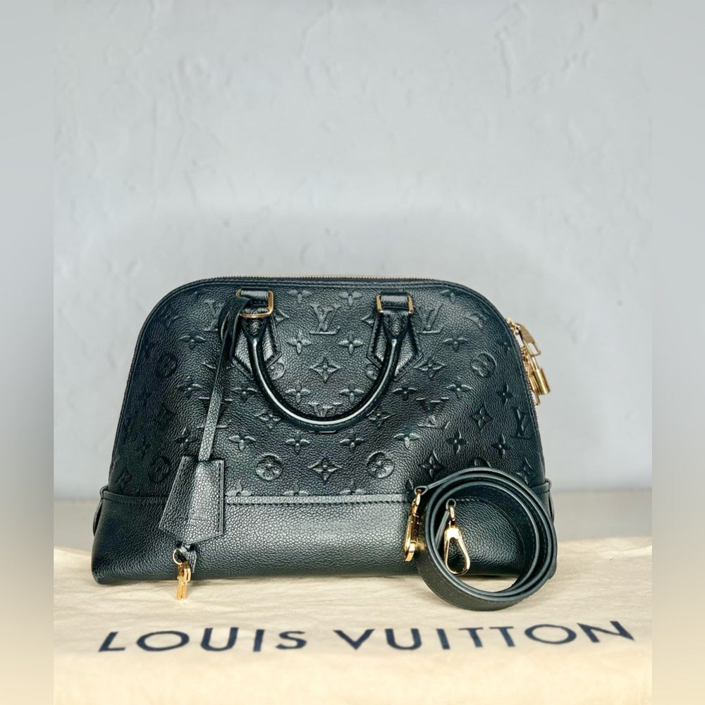 LOUIS VUITTON *REDUCED*Black Neo Alma empreinte PM *rare*