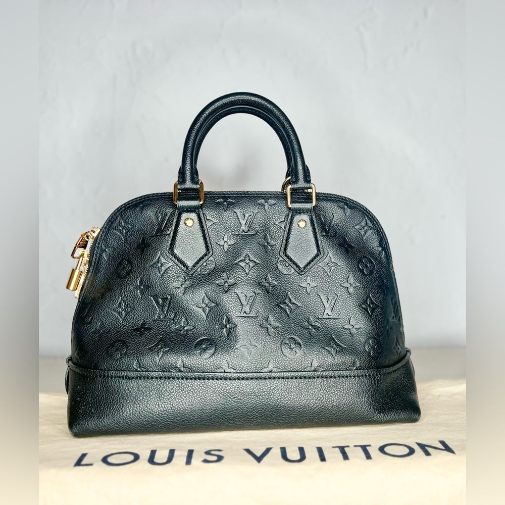 LOUIS VUITTON *REDUCED*Black Neo Alma empreinte PM *rare*