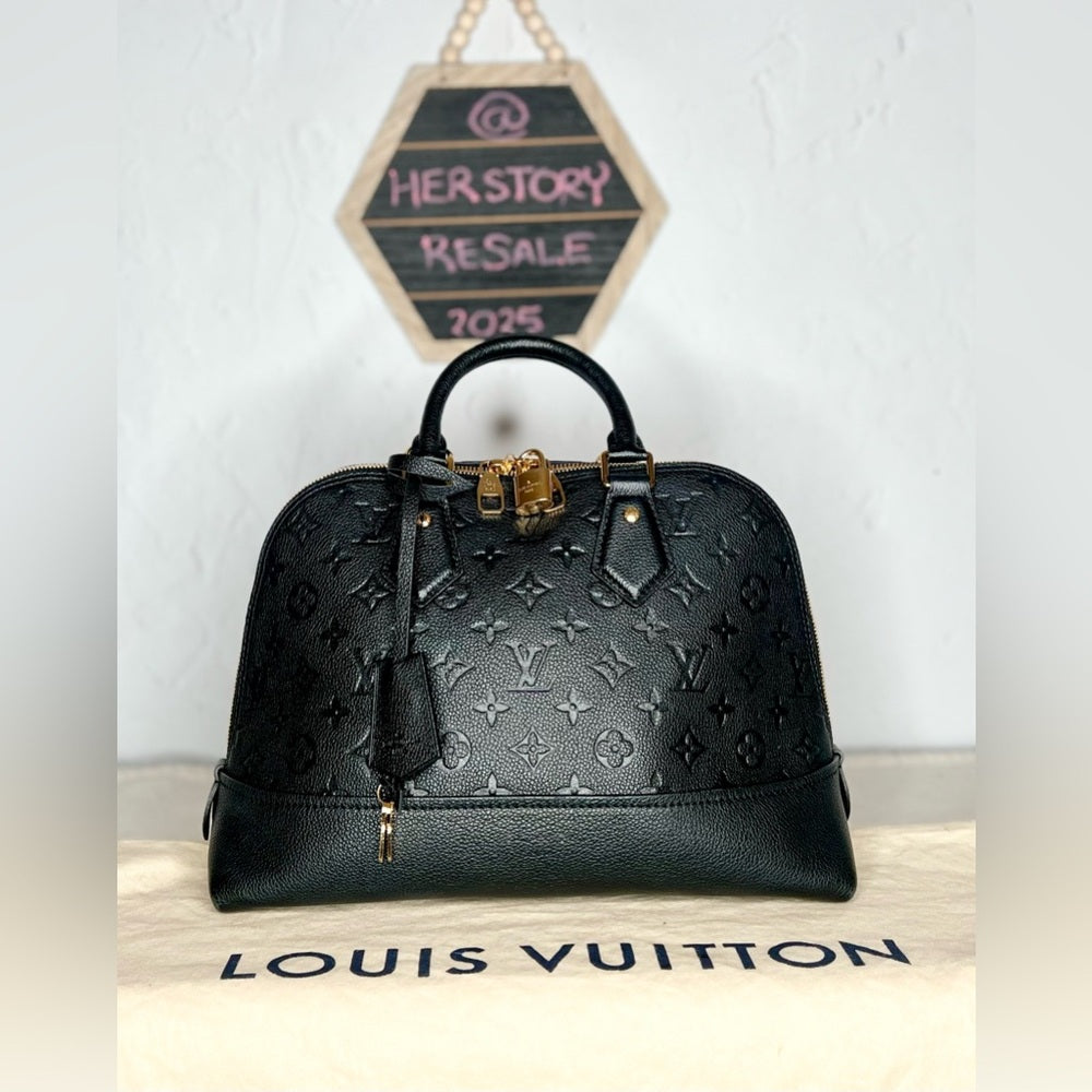 LOUIS VUITTON *REDUCED*Black Neo Alma empreinte PM *rare*