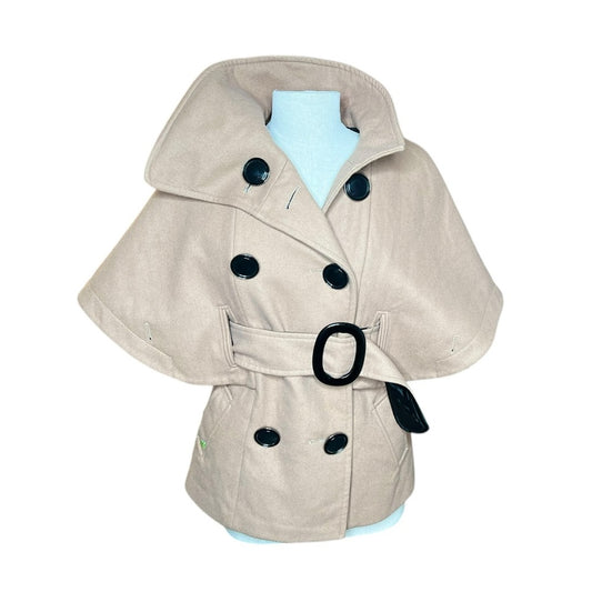 Soia & Kyo wool blend cape coat