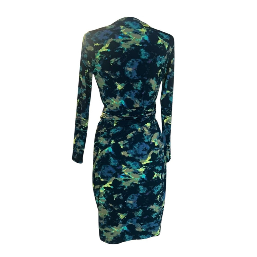 BEDO multi coloured wrap dress