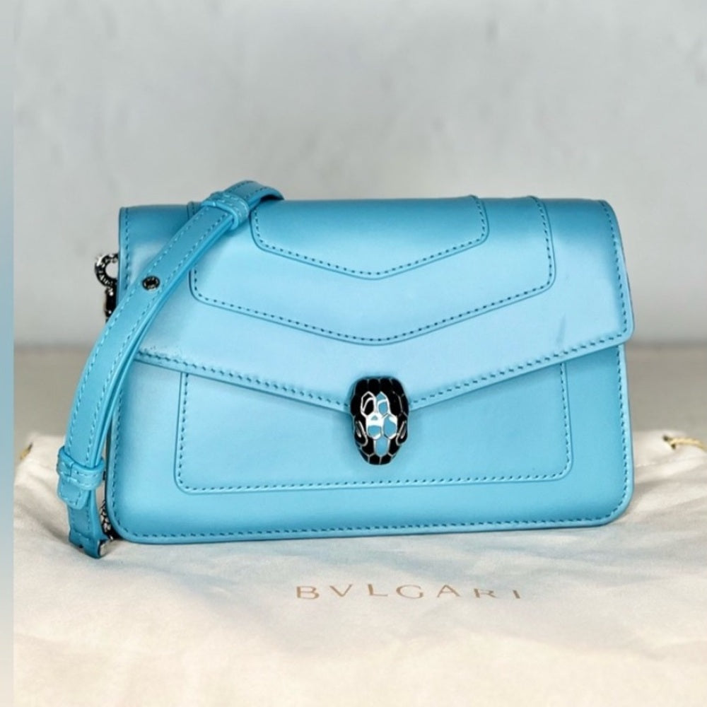 BVLGARI Calfskin Sepenti forever crossbody